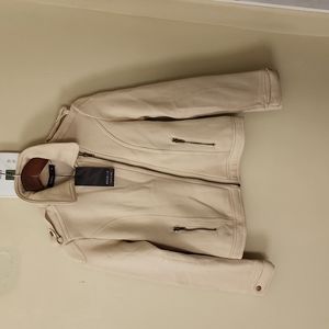 Tan Doublju Motorcycle Jacket Size M